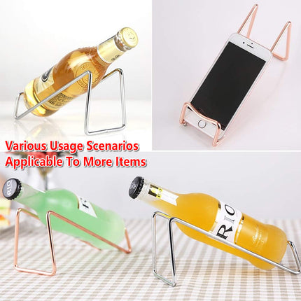 Wine Bottle Rack 6PCS Champagne Stand Red Wine Holder Home Bar Display Ornament