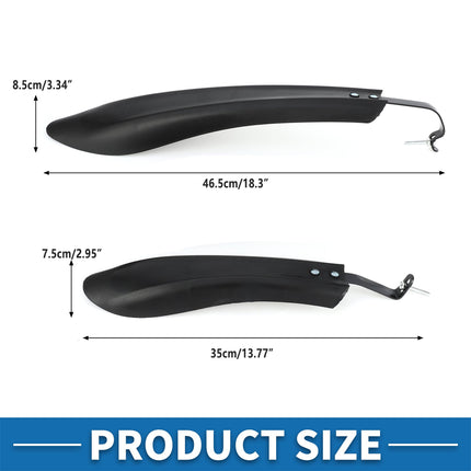 Universal Bike Mudguard Set Mountain Bicycle Front Rear Fender Rain Shield Use