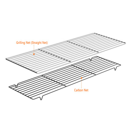 Large Outdoor Folding Barbecue Grill Portable BBQ Grilling Rack Cooking Stand