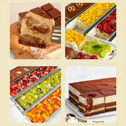 Tiramisu Mould Rectangular Cake Mould Baking Pan Dessert Mold Kitchen Tool
