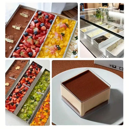 Tiramisu Mould Rectangular Cake Mould Baking Pan Dessert Mold Kitchen Tool
