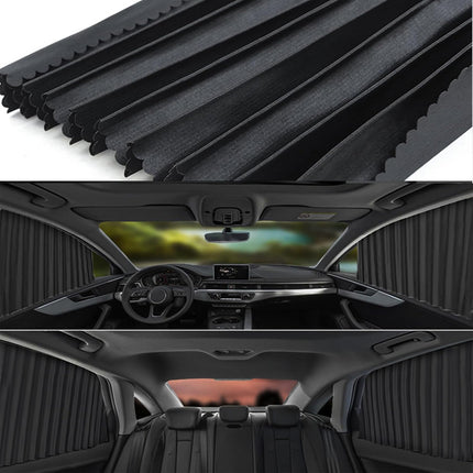 4PCS Universal Car Side Window Baby Sun Shade Breathable Screen Cover Sunshade