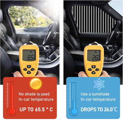4PCS Universal Car Side Window Baby Sun Shade Breathable Screen Cover Sunshade