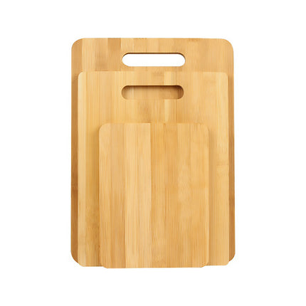 Household Cutting Board Set 3PCS Square Wooden Kitchen Chopping Boards For Food