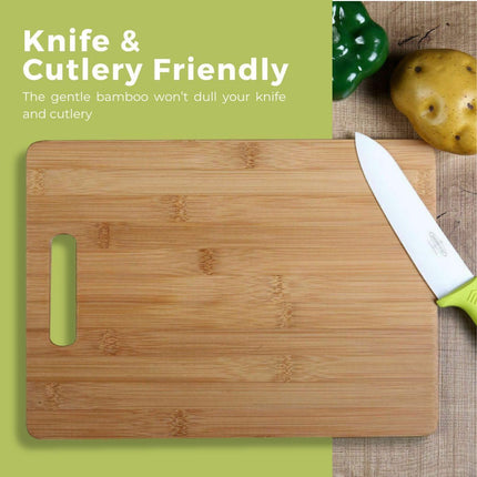 Household Cutting Board Set 3PCS Square Wooden Kitchen Chopping Boards For Food