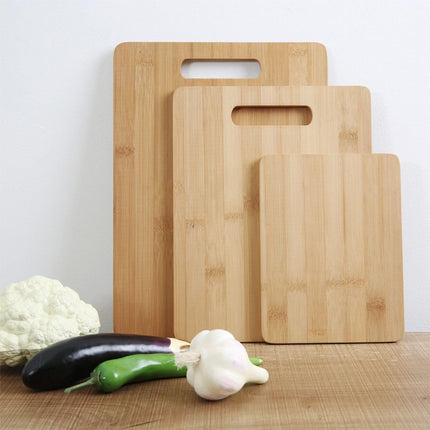 Household Cutting Board Set 3PCS Square Wooden Kitchen Chopping Boards For Food