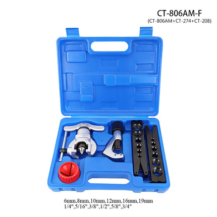 5PCS Eccentric Flaring Tool Kit 45-Degree Flare for Refrigeration Plumbing Repair