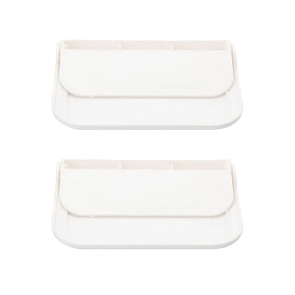 2pcs Collapsible Wall Shelf Folding Storage Rack Space Saving Organizer Holder
