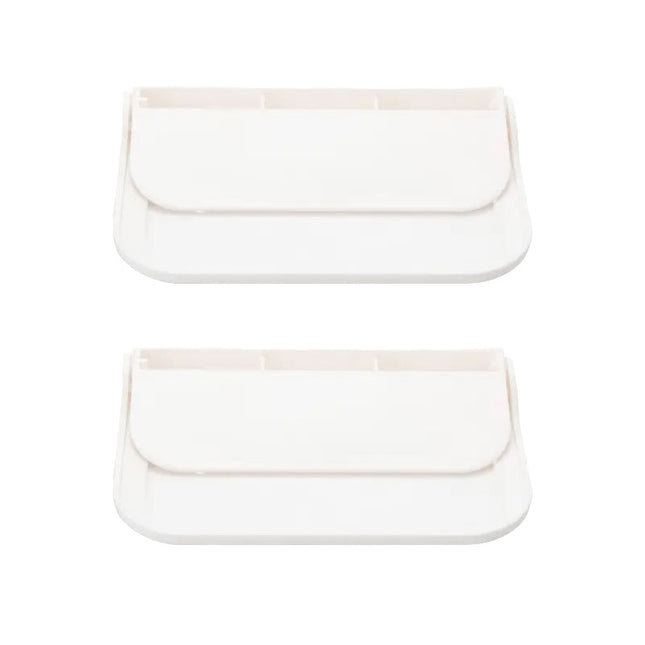 2pcs Collapsible Wall Shelf Folding Storage Rack Space Saving Organizer Holder