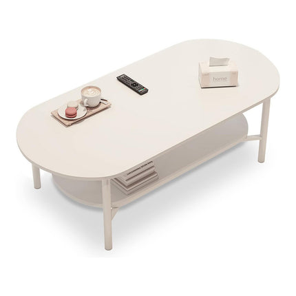 High Quality Double Layer Coffee Table Stable Space Saving for Living Room Use
