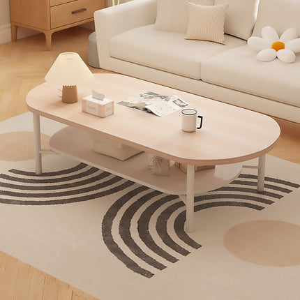 High Quality Double Layer Coffee Table Stable Space Saving for Living Room Use
