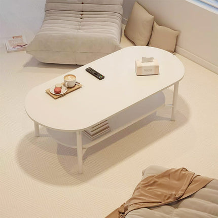 High Quality Double Layer Coffee Table Stable Space Saving for Living Room Use