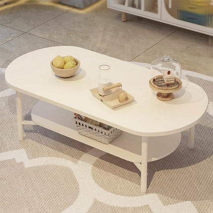 High Quality Double Layer Coffee Table Stable Space Saving for Living Room Use