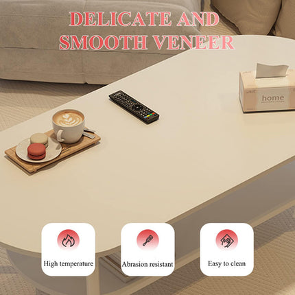 High Quality Double Layer Coffee Table Stable Space Saving for Living Room Use