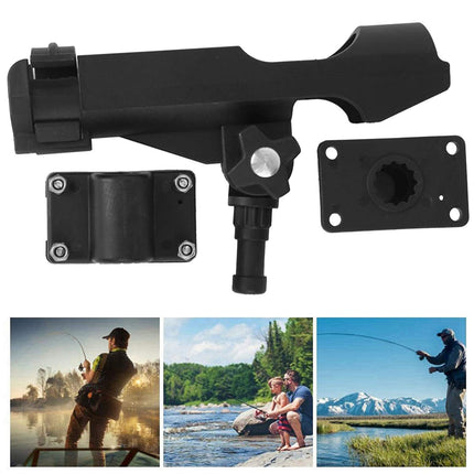 Kayak Fishing Seat Bracket Set Rotatable Mount Boat Holder Accessory 2 Pieces
