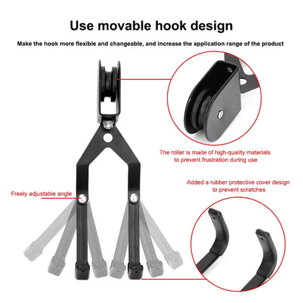 Adjustable Bicycle Ceiling Hanging Rack Bike Storage Hook Wall Mounted Holder Frame
