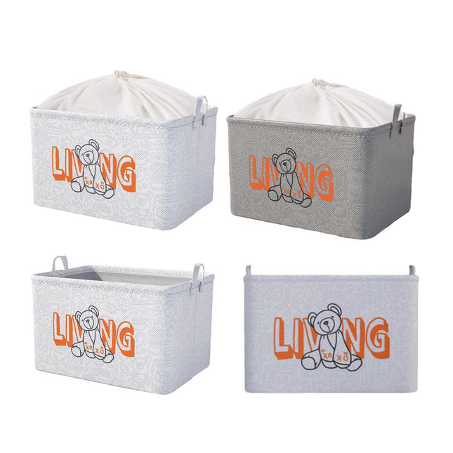 Large Foldable Clothes Storage Bag Wardrobe Organizer Toy Blanket Container