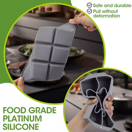 Large Silicone Ice Cube Tray Food Grade Mould for Whiskey Block Maker Kitchen