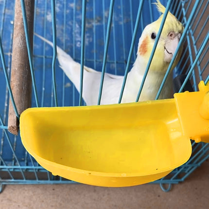 Bird Water Dispenser Set 12PCS Plastic Feeder Cups for Quail Pigeon Cage Bowl
