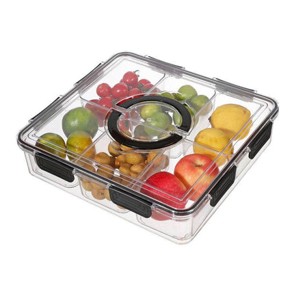 Portable Household Kitchen Refrigerator Storage Box Food Organizer Fresh Keeper