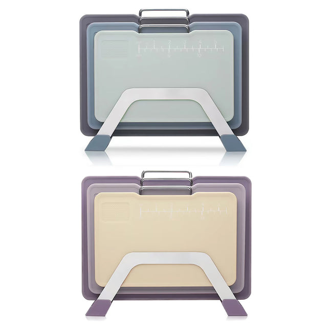 Cutting Board Set 3pcs Double Sided Chopping Boards for Kitchen Food Prep Use