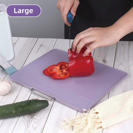 Cutting Board Set 3pcs Double Sided Chopping Boards for Kitchen Food Prep Use