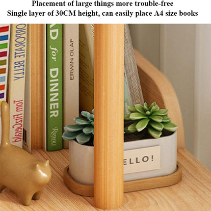 4 Tier Narrow Gap Free-Standing Storage Shelf Space Saving for Home Bedroom Use