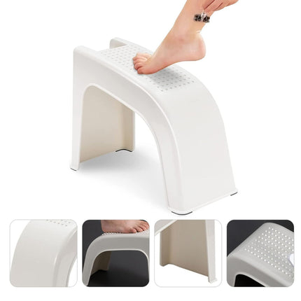 2 PCS Pedicure Stool Foot Care Nail Art Nail Cutting Stool Non-Slip Base Durable