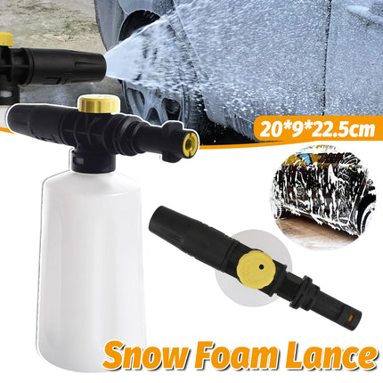 High Pressure Snow Foam Cannon Adjustable Spray Bottle for Car Wash Cleaning
