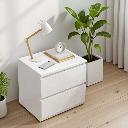 Small Nightstand Compact Bedside Table with Drawer for Bedroom Storage Organizer