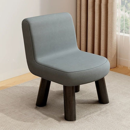 Home Use Low Stool Shoe Changing Stool with Backrest Comfortable Seat Durable