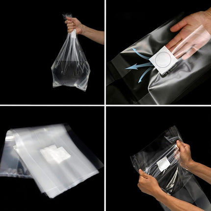 50 Pcs PP Mushroom Grow Bag Substrate High temp Pre Sealable Bags 10x50cm