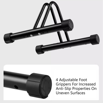 Adjustable Vertical Bicycle Parking Rack Maintenance Frame for Home