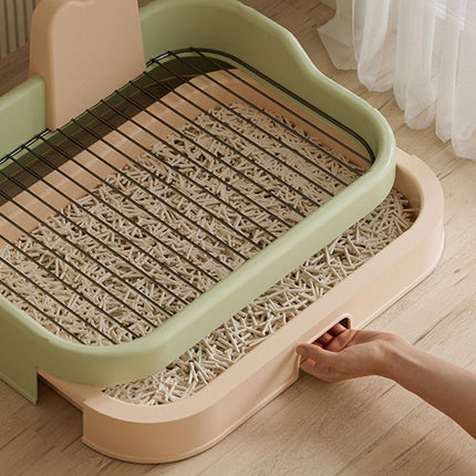 Easy Clean Dog Potty Flatbed Puppy Training Grass Mat Indoor Outdoor Dog Toilet
