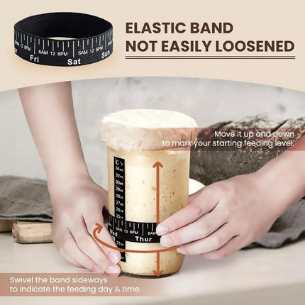 24oz Bread Fermentation Glass Jar Baking Supplies Airtight Container Dough