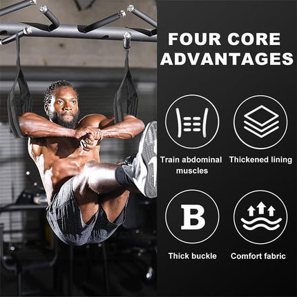 Pull Up Bar Strap Suspension Trainer Home Fitness Cantilever Strength Equipment
