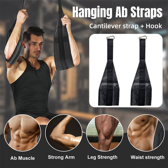 Pull Up Bar Strap Suspension Trainer Home Fitness Cantilever Strength Equipment