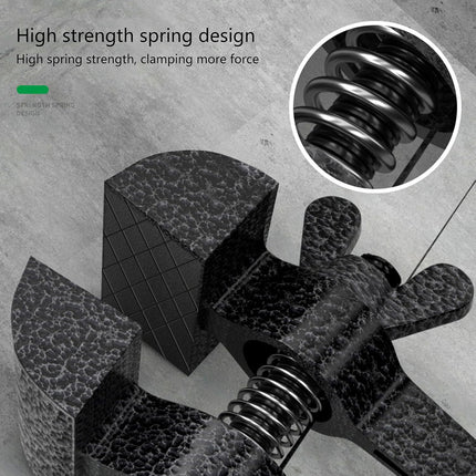 Portable Handheld Vise Clamp Grip Durable Steel High Clamping Force Easy to Use
