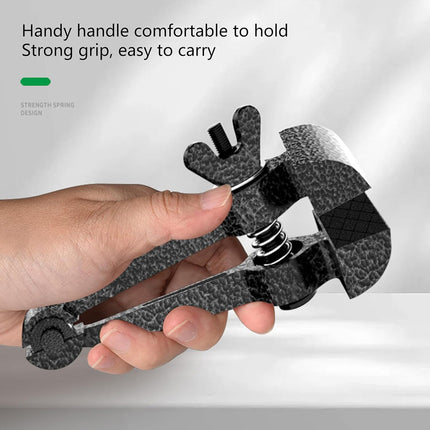 Portable Handheld Vise Clamp Grip Durable Steel High Clamping Force Easy to Use