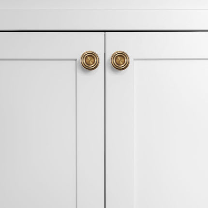 Copper Cabinet Handle Simple Retro Wardrobe Drawer Pull for Cabinet Furniture
