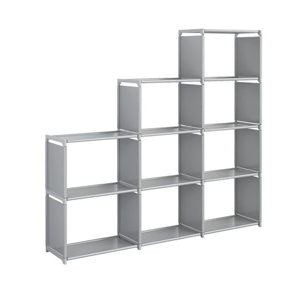 Home Multi Layer Combination Bookcase Storage Rack Sturdy Durable Space Saving