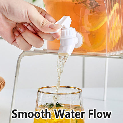 3.9L Water Jug with Tap Beverage Drink Dispenser Refrigerator Lemonade Container