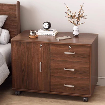 Multi-Functional Large Capacity Lockable Moveable Storage Cabinet With Wheels