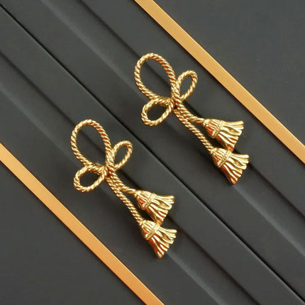 Chinese Decorative Handle Creative Flower Knot Wardrobe Drawer Cabinet Door Pull