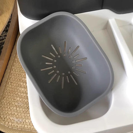 Automatic Cat Feeder Water Dispenser All in One Plastic Bowl for Cats and Dogs