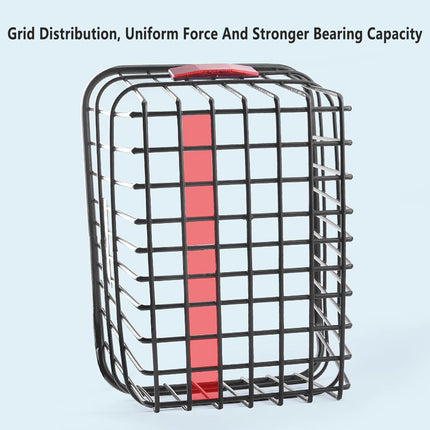 Bike Rear Basket Bicycle Back Schoolbag Holder Rear Mounted Bike Storage Carrier