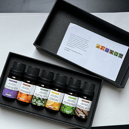 Essential Oil Set 6 Bottles Natural Aromatherapy Oils for Relax and Massage