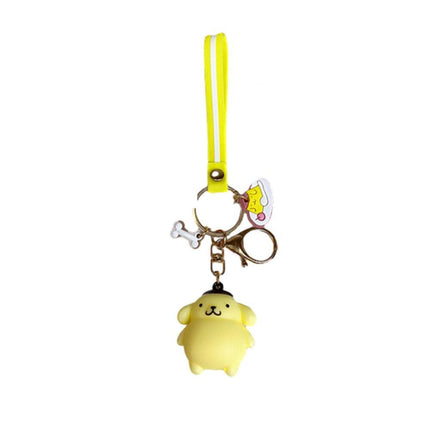 Cute Keychain Cartoon Animation Keyring Melody Kuromi Purin Pendant Accessories AU - Aimall