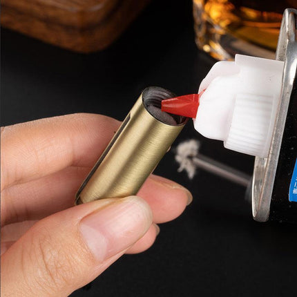 Waterproof Fire Starter Lighter Match Keychain Survival Camping Metal Bullet Au - Aimall