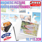 10 Pack Shot2Go Magnetic Picture Photo Fridge Frames Holds a 6x4 inch photo